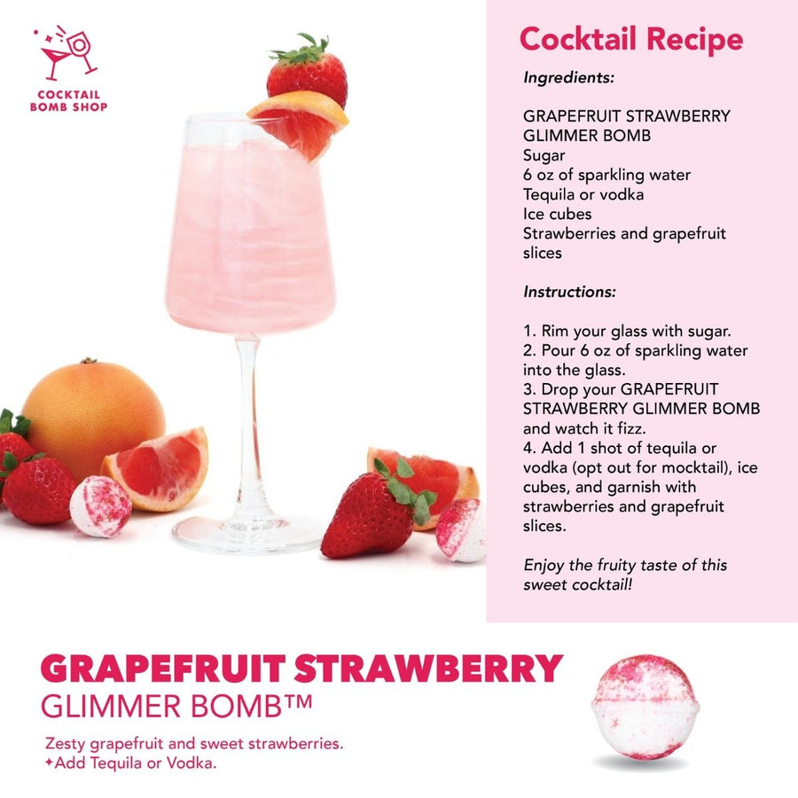 GRAPEFRUIT STRAWBERRY - COCKTAIL BOMB