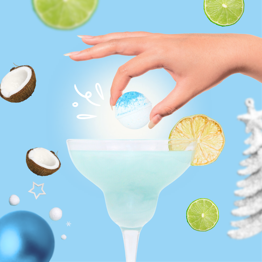 CHRISTMAS COCONUT MARGARITA COCKTAIL BOMB