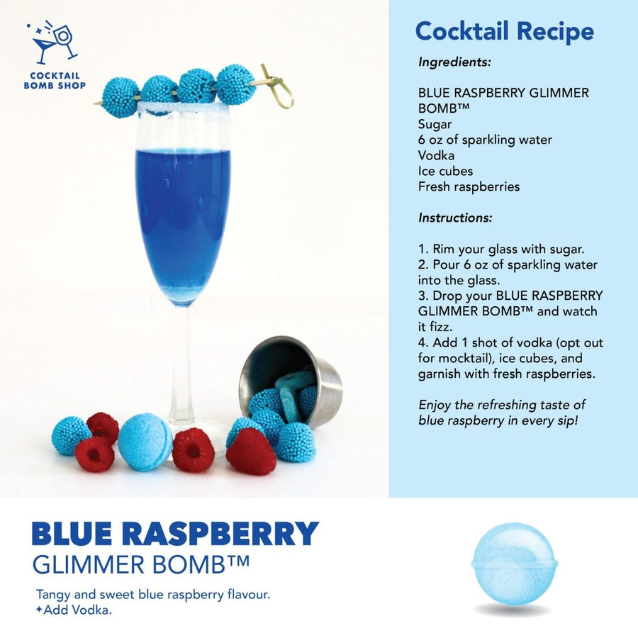 BLUE RASPBERRY - COCKTAIL BOMB