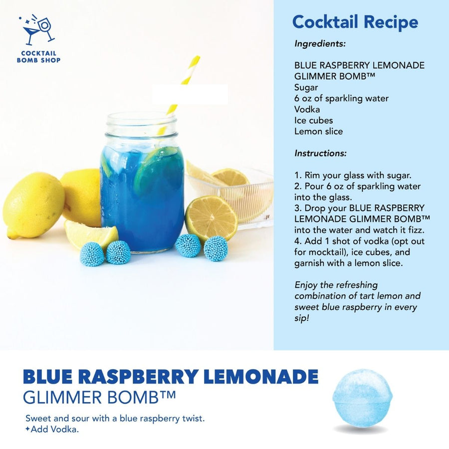 BLUE RASPBERRY LEMONADE - COCKTAIL BOMB