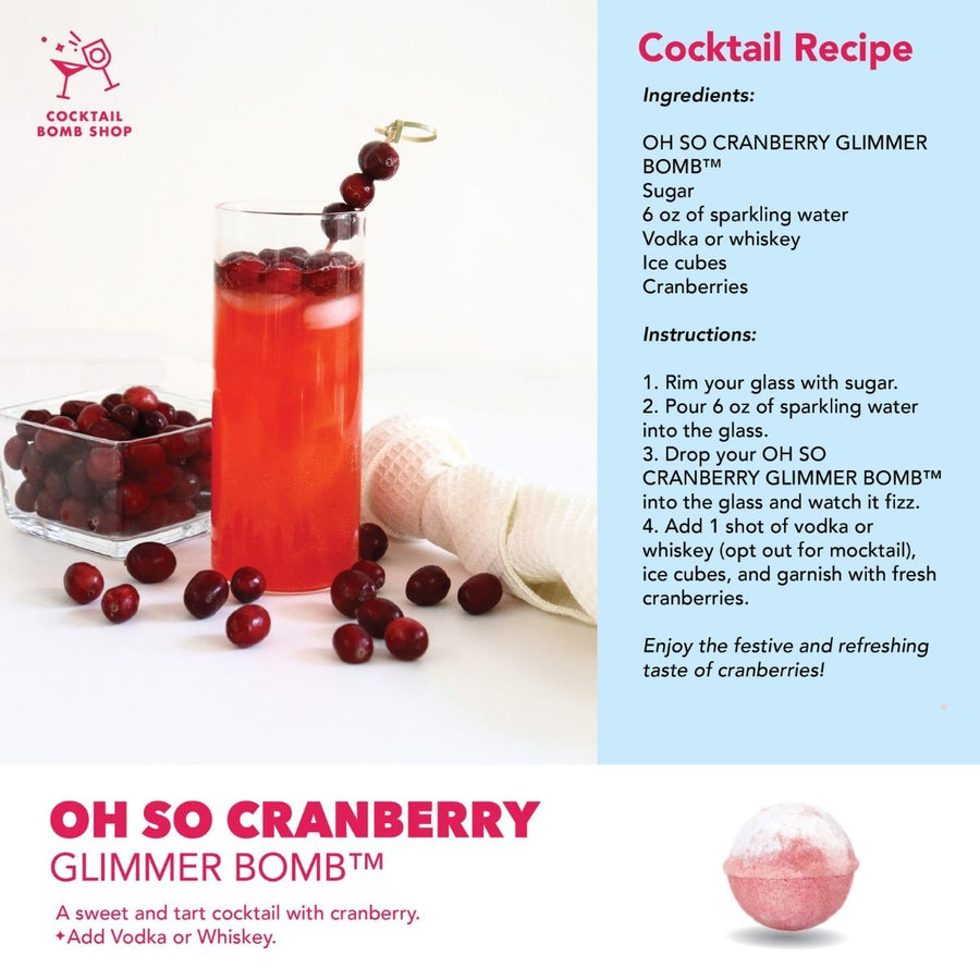 OH SO CRANBERRY - COCKTAIL BOMB