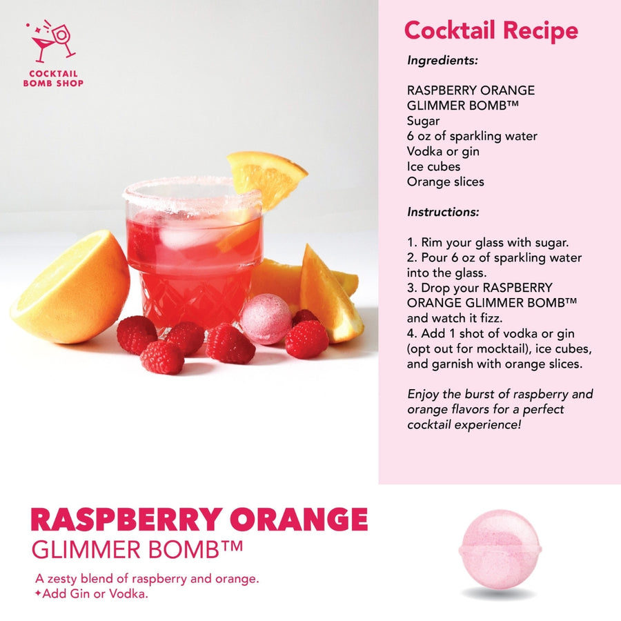 RASPBERRY ORANGE - COCKTAIL BOMB