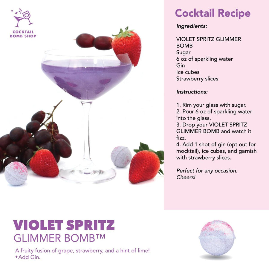 VIOLET SPRITZ - COCKTAIL BOMB